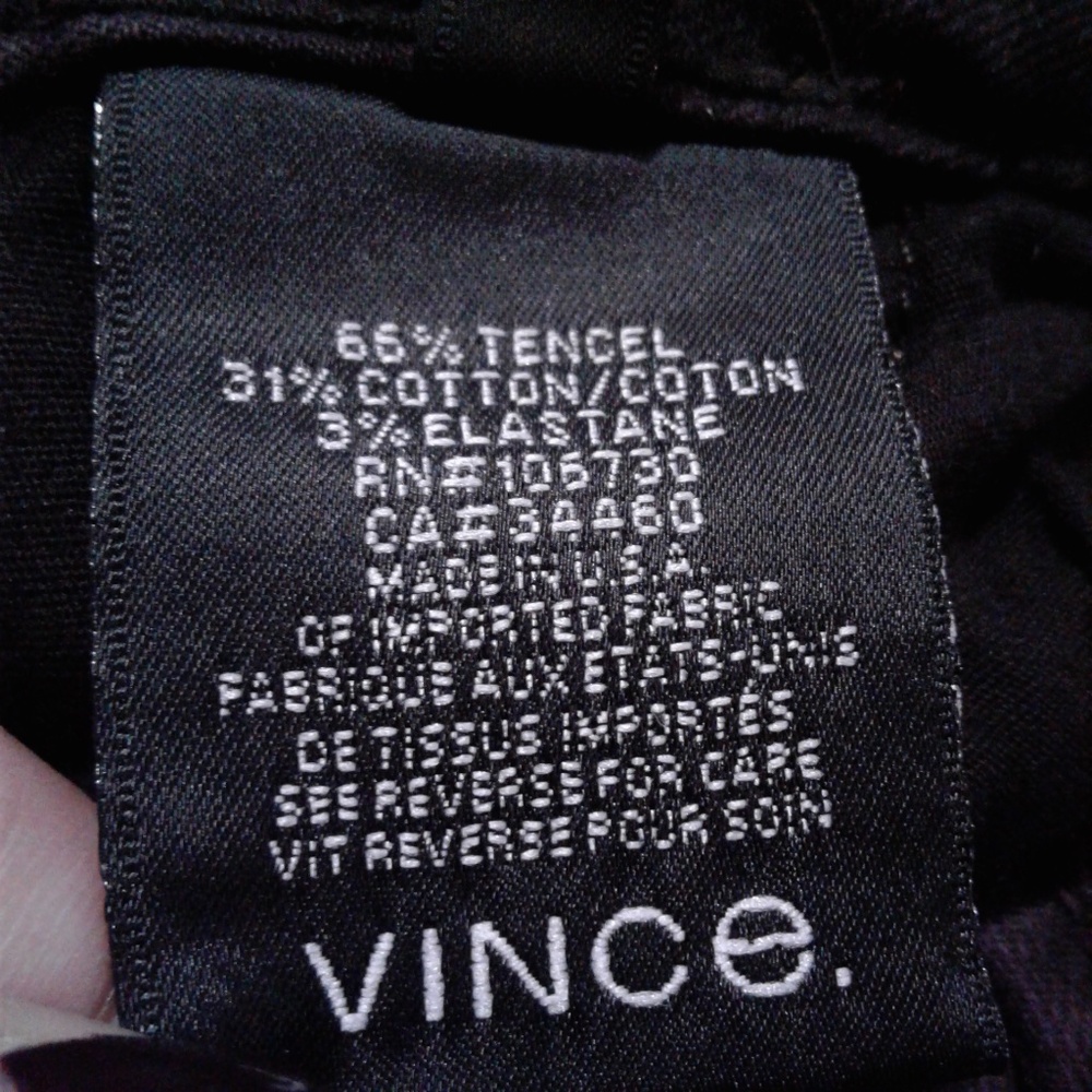 Vince Mulberry Slim Cargo Pants Size 27 - Picture 5 of 7